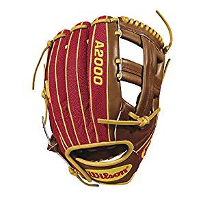 Wilson Ball Gloves - A2000 Pedroia Fit Collection - A2000 SUPERSKIN DP15 BBG 11.5&quot;