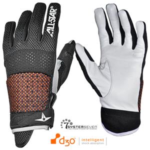 All-Star BG4000Y Protective Baseball Batting Gloves Youth
